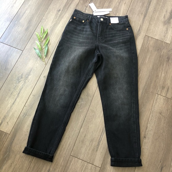 topshop mom high waisted tapered leg